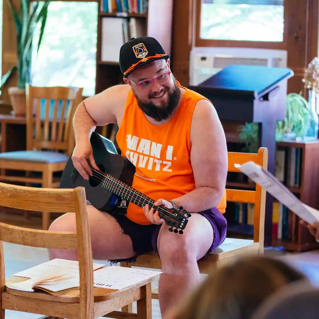 Ryan O'Donnell teaching a workshop at Let My People Sing